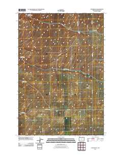 2011 Map of Holdman SE, 2011 Print