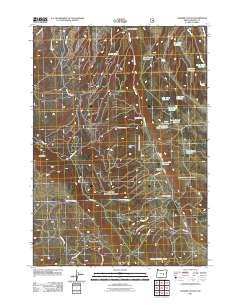 2011 Map of Holmes Canyon, 2011 Print