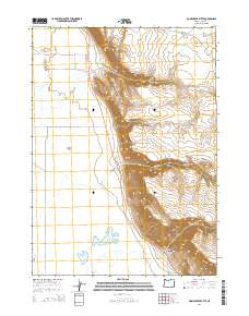 2014 Map of Home Creek Butte, 2014 Print