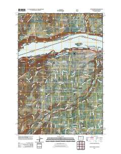 2011 Map of Hood River, 2011 Print