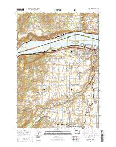 2014 Map of Hood River, 2014 Print