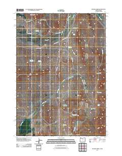 2011 Map of Hooker Creek, 2011 Print