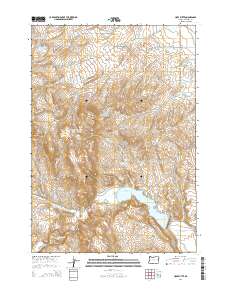 2014 Map of Hope Butte, 2014 Print