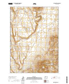 2020 Map of Horse Mountain, 2020 Print