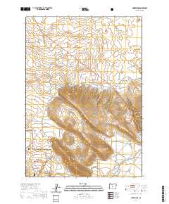 2020 Map of Horse Ridge, 2020 Print