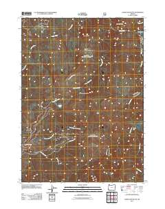 2011 Map of Horse Sign Butte, 2011 Print