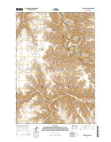 2014 Map of Horseshoe Bend, 2014 Print