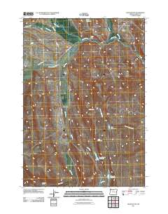 2011 Map of House Butte, 2011 Print