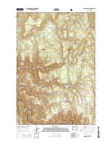 2014 Map of Howard Butte, 2014 Print