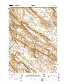 2014 Map of Hughet Spring, 2014 Print
