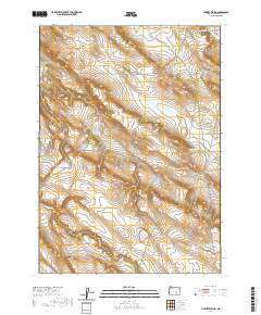 2020 Map of Hughet Spring, 2020 Print