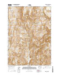 2014 Map of Hurley Flat, 2014 Print