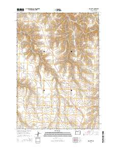 2014 Map of Igo Butte, 2014 Print