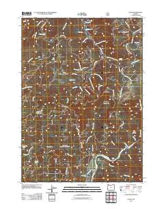 2011 Map of Illahe, 2011 Print