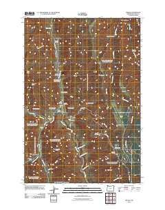 2011 Map of Imnaha, 2011 Print