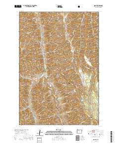 2020 Map of Imnaha, 2020 Print