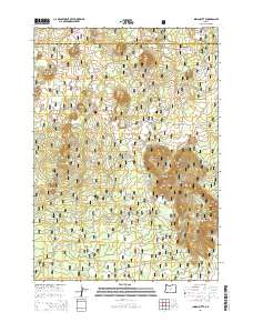2014 Map of Indian Butte, 2014 Print