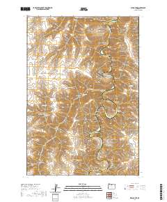 2020 Map of Indian Cove, 2020 Print