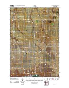 2011 Map of Ione North, 2011 Print