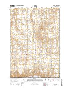 2014 Map of Ione North, 2014 Print
