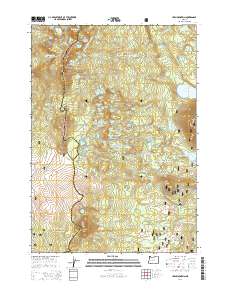 2014 Map of Irish Mountain, 2014 Print