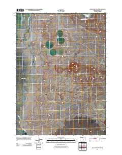 2011 Map of Jackass Butte NE, 2011 Print