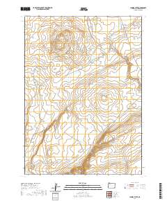 2020 Map of Jackies Butte, 2020 Print