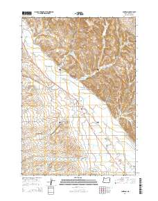 2014 Map of Jamieson, 2014 Print