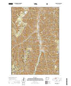 2020 Map of Jaynes Ridge, 2020 Print