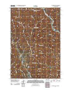 2011 Map of Jim Creek Butte, 2011 Print