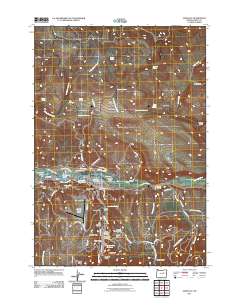 2011 Map of John Day, 2011 Print
