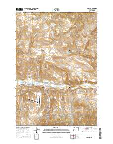 2014 Map of John Day, 2014 Print