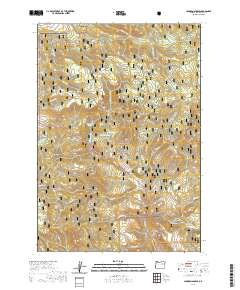 2020 Map of Johnson Saddle, 2020 Print