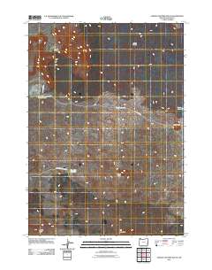 2011 Map of Jordan Craters South, 2011 Print