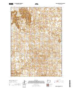 2020 Map of Jordan Craters South, 2020 Print