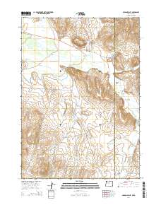 2014 Map of Jordan Valley, 2014 Print