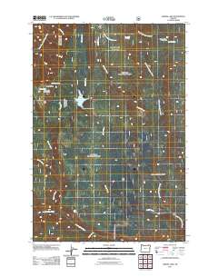 2011 Map of Jubilee Lake, 2011 Print