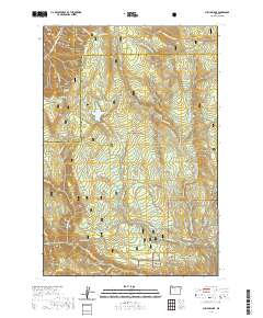 2020 Map of Jubilee Lake, 2020 Print