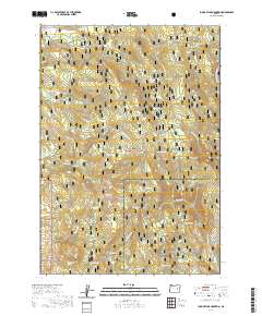 2020 Map of Jump-off Joe Mountain, 2020 Print