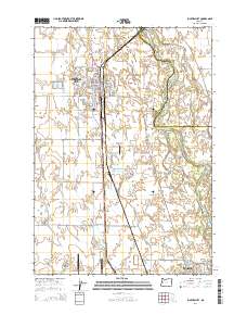 2014 Map of Junction City, 2014 Print