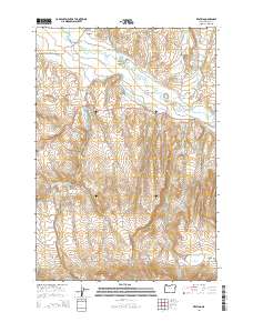 2014 Map of Keating, 2014 Print
