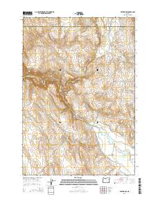 2014 Map of Keating NW, 2014 Print