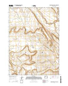 2014 Map of Keg Springs Valley East, 2014 Print