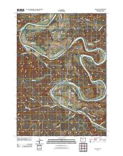 2011 Map of Kellogg, 2011 Print