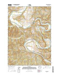 2014 Map of Kellogg, 2014 Print