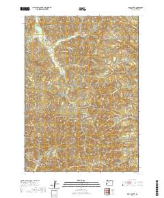 2020 Map of Kelly Butte, 2020 Print