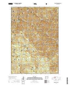 2020 Map of Kelsay Butte, 2020 Print