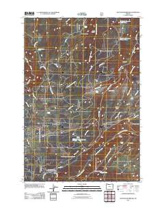 2011 Map of Ketchum Reservoir, 2011 Print