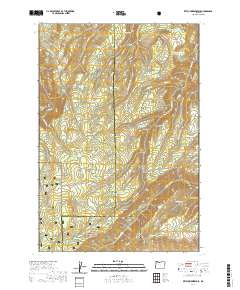 2020 Map of Ketchum Reservoir, 2020 Print