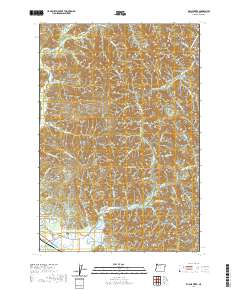 2020 Map of Kilchis River, 2020 Print